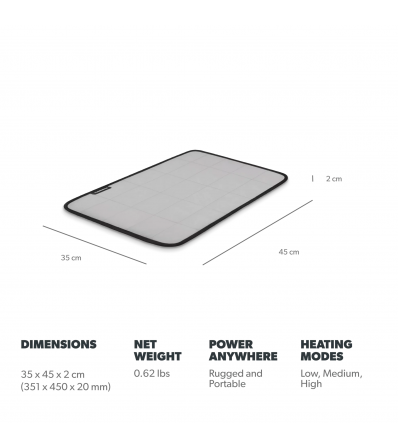 Комплект Преносим Стол Dometic Compact Camp Chair + Затопляща постелка Dometic Camp Personal Heater